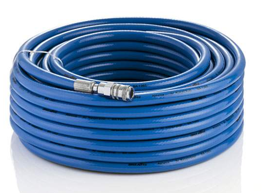 Mangueira para Ar Respiravel | Linha de Ar Mandado 3/8" em PVC com Trama de Poliester, Engate de Dupla Trava