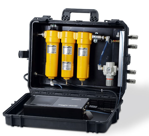 Purificador de Ar Respirável Portátil XPAR1000 | Ar Grau D conforme NBR 12543 com Monitoramento Multigases e Catalisador de CO