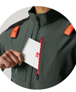 Bolso externo com zíper da jaqueta ventilada AIRCRAFT